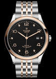Buy Shop Tudor 1926 Automatic Diamonds Black Dial Two Tone Steel Strap Watch for Men - M91651-0004 USA Online