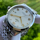 Buy Shop Tudor 1926 Automatic Diamonds Silver Dial Silver Steel Strap Watch for Men - M91650-0003 USA Online
