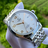 Buy Shop Tudor 1926 Automatic Diamonds Silver Dial Silver Steel Strap Watch for Men - M91650-0003 USA Online
