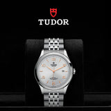 Buy Shop Tudor 1926 Automatic Diamonds Silver Dial Silver Steel Strap Watch for Men - M91650-0003 USA Online