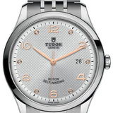 Buy Shop Tudor 1926 Automatic Diamonds Silver Dial Silver Steel Strap Watch for Men - M91650-0003 USA Online