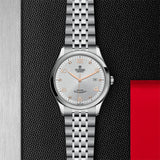 Buy Shop Tudor 1926 Automatic Diamonds Silver Dial Silver Steel Strap Watch for Men - M91650-0003 USA Online