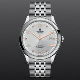 Buy Shop Tudor 1926 Automatic Diamonds Silver Dial Silver Steel Strap Watch for Men - M91650-0003 USA Online