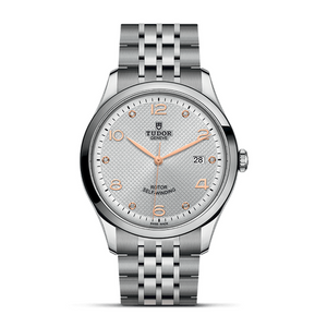 Buy Shop Tudor 1926 Automatic Diamonds Silver Dial Silver Steel Strap Watch for Men - M91650-0003 USA Online