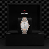 Buy Shop Tudor 1926 Automatic Diamonds Silver Dial Two Tone Steel Strap Watch for Men - M91651-0002 USA Online