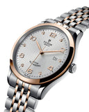 Buy Shop Tudor 1926 Automatic Diamonds Silver Dial Two Tone Steel Strap Watch for Men - M91651-0002 USA Online