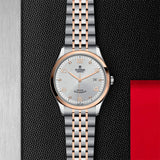 Buy Shop Tudor 1926 Automatic Diamonds Silver Dial Two Tone Steel Strap Watch for Men - M91651-0002 USA Online