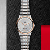 Buy Shop Tudor 1926 Automatic Diamonds Silver Dial Two Tone Steel Strap Watch for Men - M91651-0002 USA Online