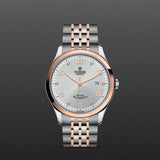 Buy Shop Tudor 1926 Automatic Diamonds Silver Dial Two Tone Steel Strap Watch for Men - M91651-0002 USA Online