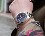 Buy Shop Tudor Black Bay Automatic Black Dial Silver Steel Strap Watch for Men - M79540-0001 USA Online