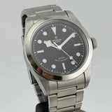 Buy Shop Tudor Black Bay Automatic Black Dial Silver Steel Strap Watch for Men - M79540-0001 USA Online
