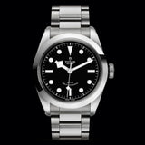 Buy Shop Tudor Black Bay Automatic Black Dial Silver Steel Strap Watch for Men - M79540-0001 USA Online