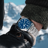 Buy Shop Tudor Black Bay Automatic Blue Dial Silver Steel Strap Watch for Men - M79540-0004 USA Online