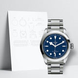 Buy Shop Tudor Black Bay Automatic Blue Dial Silver Steel Strap Watch for Men - M79540-0004 USA Online