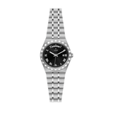 Tudor Royal Automatic Black Dial Silver Steel Strap Watch for Men - M28600-0003
