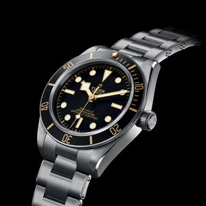 Buy Shop Tudor Black Bay Black Dial Silver Steel Strap Watch for Men - 79030N-0001 USA Online
