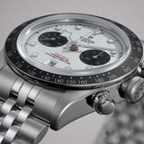 Tudor Black Bay Chrono Silver Dial Silver Steel Strap Watch for Men - M79360N-0014