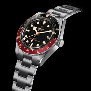 Buy Shop Tudor Black Bay 58 Black Dial Silver Steel Strap Watch for Men - M7939G USA Online