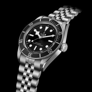 Buy Shop Tudor Black Bay Black Dial Silver Steel Strap Watch for Men - M7941A1A0NU-0003 USA Online