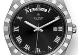 Buy Shop Tudor Royal Automatic Black Dial Silver Steel Strap Watch for Men - M28600-0003 USA Online