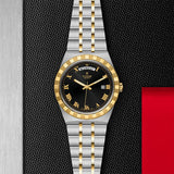 Buy Shop Tudor Royal Automatic Black Dial Two Tone Steel Strap Watch for Men - M28603-0003 USA Online