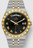 Buy Shop Tudor Royal Automatic Black Dial Two Tone Steel Strap Watch for Men - M28603-0003 USA Online