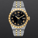 Buy Shop Tudor Royal Automatic Black Dial Two Tone Steel Strap Watch for Men - M28603-0003 USA Online