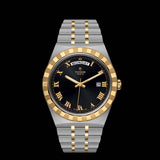 Buy Shop Tudor Royal Automatic Black Dial Two Tone Steel Strap Watch for Men - M28603-0003 USA Online