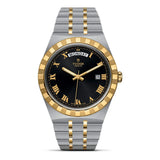 Buy Shop Tudor Royal Automatic Black Dial Two Tone Steel Strap Watch for Men - M28603-0003 USA Online