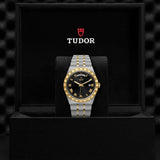 Tudor Royal Automatic Black Dial Two Tone Steel Strap Watch for Men - M28603-0003