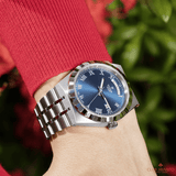 Buy Shop Tudor Royal Automatic Blue Dial Silver Steel Strap Watch for Men - M28600-0005 USA Online
