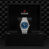 Buy Shop Tudor Royal Automatic Blue Dial Silver Steel Strap Watch for Men - M28600-0005 USA Online