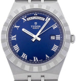 Buy Shop Tudor Royal Automatic Blue Dial Silver Steel Strap Watch for Men - M28600-0005 USA Online