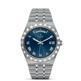 Buy Shop Tudor Royal Automatic Blue Dial Silver Steel Strap Watch for Men - M28600-0005 USA Online