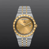Buy Shop Tudor Royal Automatic Diamonds Gold Dial Two Tone Steel Strap Watch for Men - M28603-0006 USA Online