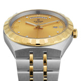 Buy Shop Tudor Royal Automatic Diamonds Gold Dial Two Tone Steel Strap Watch for Men - M28603-0006 USA Online