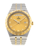 Buy Shop Tudor Royal Automatic Diamonds Gold Dial Two Tone Steel Strap Watch for Men - M28603-0006 USA Online