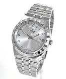 Buy Shop Tudor Royal Day Date Diamonds Automatic Silver Dial Silver Steel Strap Watch for Men - M28600-0002 USA Online