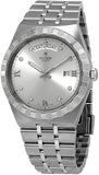 Buy Shop Tudor Royal Day Date Diamonds Automatic Silver Dial Silver Steel Strap Watch for Men - M28600-0002 USA Online