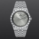 Buy Shop Tudor Royal Day Date Diamonds Automatic Silver Dial Silver Steel Strap Watch for Men - M28600-0002 USA Online