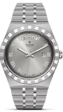 Buy Shop Tudor Royal Day Date Diamonds Automatic Silver Dial Silver Steel Strap Watch for Men - M28600-0002 USA Online