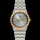 Buy Shop Tudor Royal Diamonds Automatic Grey Dial Two Tone Steel Strap Watch for Men - M28603-0002 USA Online