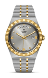 Buy Shop Tudor Royal Diamonds Automatic Grey Dial Two Tone Steel Strap Watch for Men - M28603-0002 USA Online