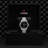 Buy Shop Tudor Style Automatic Black Dial Silver Steel Strap Watch for Men - M12710-0003 USA Online