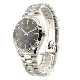Buy Shop Tudor Style Automatic Black Dial Silver Steel Strap Watch for Men - M12710-0003 USA Online