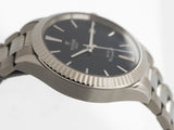 Buy Shop Tudor Style Automatic Black Dial Silver Steel Strap Watch for Men - M12710-0003 USA Online