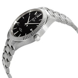 Buy Shop Tudor Style Automatic Black Dial Silver Steel Strap Watch for Men - M12710-0003 USA Online