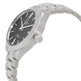 Buy Shop Tudor Style Automatic Black Dial Silver Steel Strap Watch for Men - M12710-0003 USA Online