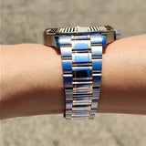 Buy Shop Tudor Style Automatic Black Dial Two Tone Steel Strap Watch for Men - M12713-0005 USA Online