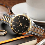 Buy Shop Tudor Style Automatic Black Dial Two Tone Steel Strap Watch for Men - M12713-0005 USA Online